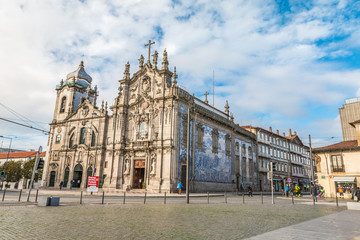 carmo and carmelitas churches in Porto