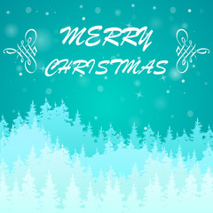 Blue Christmas background