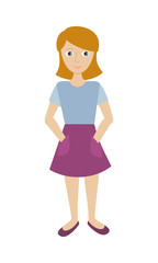 Female Worker of Cleaning Company in the Uniform