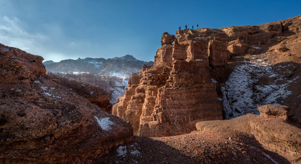 Fototapeta premium Charyn canyon in Almaty region of Kazakhstan