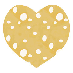 I love cheese heart cheese