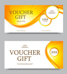 Gift company voucher template