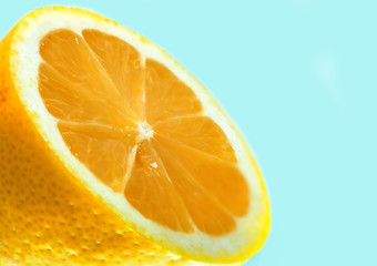 the made an incision lemon.