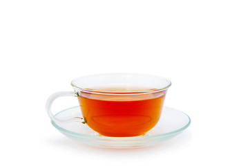 cup of tea isolated on white