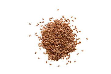 Pile of Flax Seed