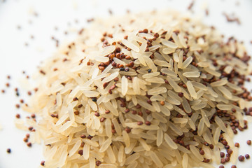 Brown rice with quinoa 