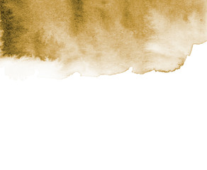 Brown abstract background in watercolor style