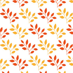 floral pattern with cute small leaves