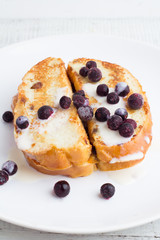 French toast on a plate