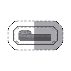 Sewing equipment and tools icon vector illustration graphic design