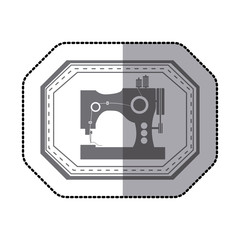 Sewing equipment and tools icon vector illustration graphic design