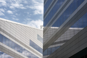 Fototapeta na wymiar Milan (Italy). modern buildings at Portello