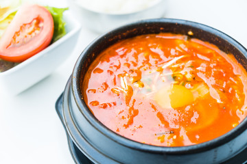 Korea spicy soup