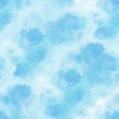 Watercolour hand-painted seamless pattern background illustration. Hand drawn