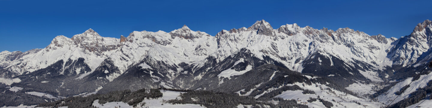 Das Steinerne Meer im Winterpano