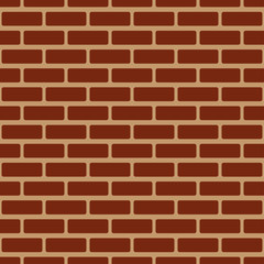 vector seamless brick wall texture, brickwall pattern