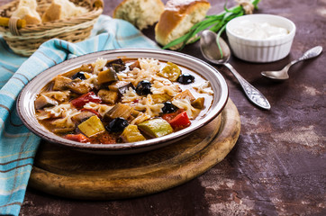 Soup with vegetables