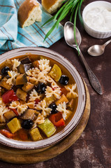 Soup with vegetables