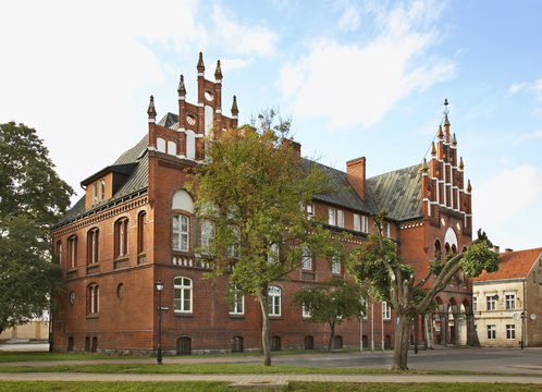 Building of district office in Ketrzyn. Poland