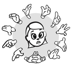 Strichmännchen Serie Emotionen - Anfänger