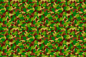 War neture camouflage seamless pattern. Can be used for wallpaper, pattern fills, web page background, surface textures. Vector illustration