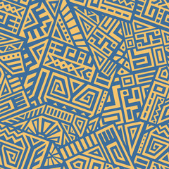 Aztec Vector Seamless Pattern