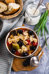Soup with vegetables