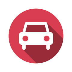 vector illustration of car flat design icon