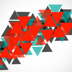 Abstract geometric background with triangles. Modern style. Vector