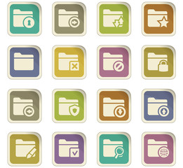 Folders icons set