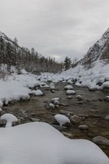 Freiheit in der Winterlandschaft