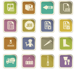 Job icons set