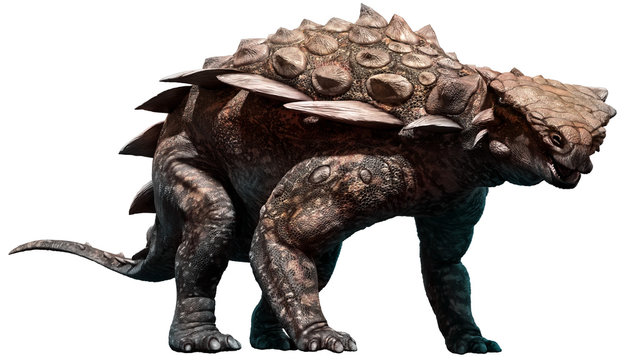 Gargoyleosaurus from the Jurassic era 3D illustration