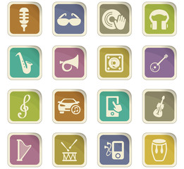 Disco Or Club icons set