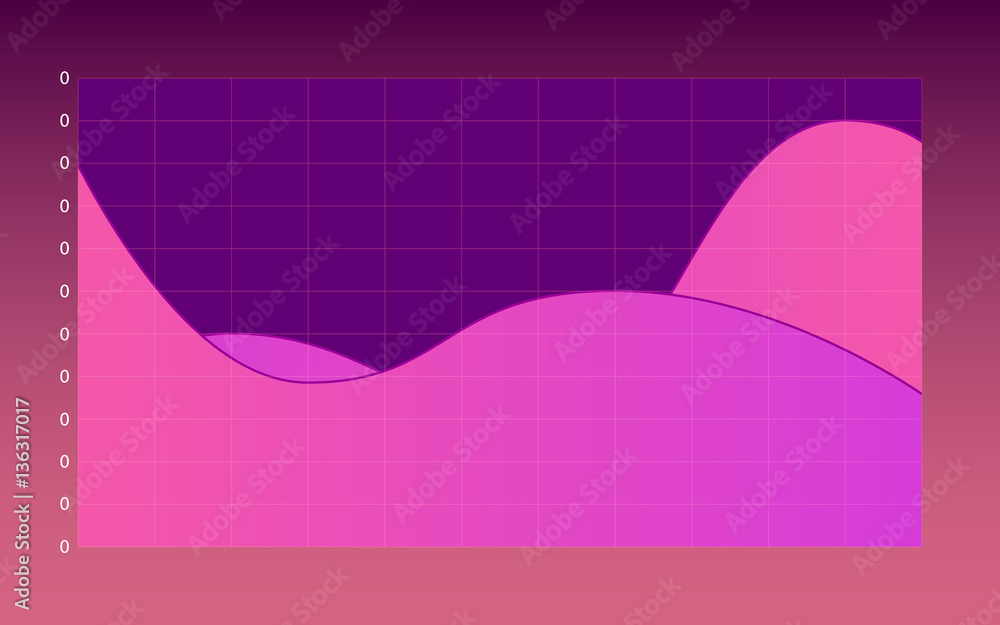 Poster infographic dashboard template with flat design graphs in colorful themes