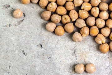 Macro shot of soybeans