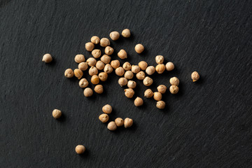 Macro shot of soybeans