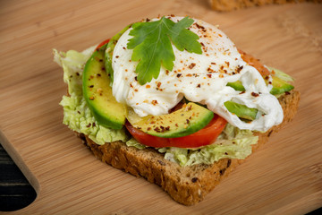 Healthy sandwiches for the breakfast