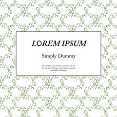 Curly vintage background