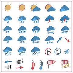 3d weather icons