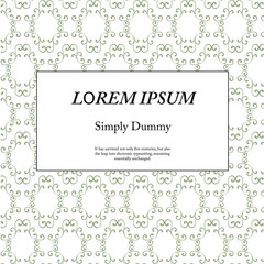 Curly vintage background