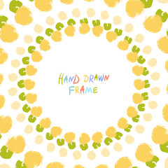 Colorful abstract frame