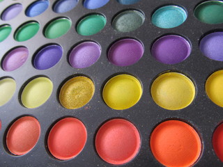 Set of hot decorative eyeshadow