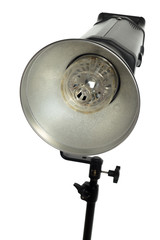 Studio lighting isolated on white