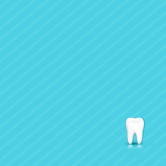 Dental Blue Background With Tooth