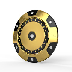 Naklejka premium vip poker chip