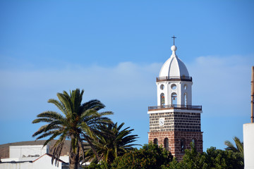 Fototapeta na wymiar Teguise - beautiful place on a Island Lanzarote, Canary Islands, Spain.