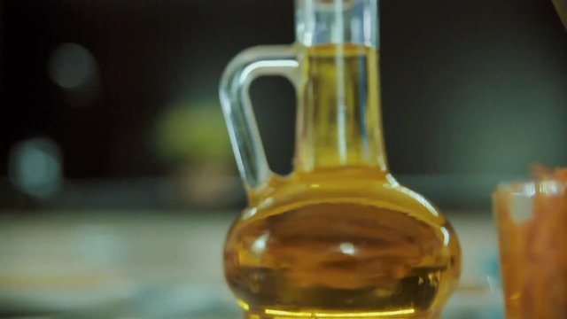 the foods on the table close-up