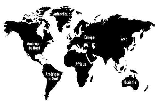 carte monde stylisé 6
