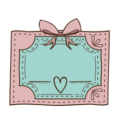 Vintage decorative frame icon vector illustration graphic design